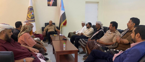 رئيس مجلس المستشارين يستقبل قيادة الاتحاد العام لقبائل الجنوب بمقر الجمعية العمومية في العاصمة عدن