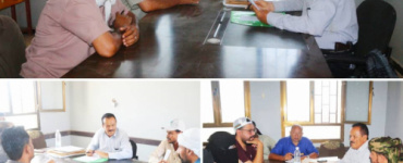 غانم#يجتمع باعضاء الهيئة الإدارية للمجلس المحلي بالمديرية ويلتقي مع فريقي منظمة "أوكسفام" وهيئة المساحة الجيولوجية