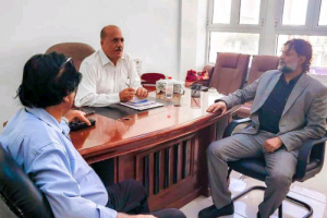 القائم بأعمال رئيس الجمعية الوطنية يستقبل قائد المقاومة الجنوبية أبو همام