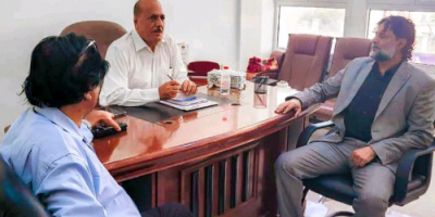 القائم بأعمال رئيس الجمعية الوطنية يستقبل قائد المقاومة الجنوبية أبو همام