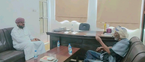 القائم بأعمال رئيس تنفيذية انتقالي حضرموت يلتقي المقدم باسلوم