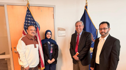 ممثل المجلس الانتقالي وأبناء الجالية الجنوبية يلتقون عضو الكونجرس تام كندي في مدينة بافلو الأمريكية