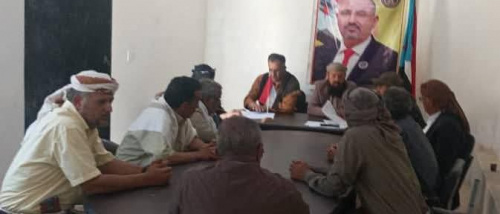 خلال الاجتماع.. تنفيذية انتقالي لبعوس تناقش تحضيرات 4 مايو