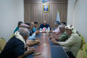 الجفري يرأس اجتماعاً استثنائياً لرؤساء الهيئات بمديريات ساحل حضرموت لرفع الجاهزية التنظيمية لمليونية 5 مايو