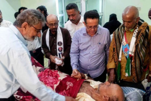 الحالمي يطمئن على صحة المناضل نجيب حمدون