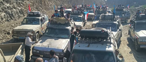 مديرية سرار يافع تشارك في مليونية "4 مايو" بحشد جماهيري كبير
