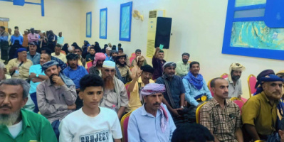 قيادة انتقالي أحور تؤكد المضي على درب أبين والجنوب في الاجتماع الموسع للمجلس بأبين