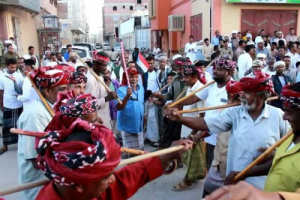انتقالي الوادي والصحراء يشارك أبناء المحيضرة فعاليات المطلع السنوي
