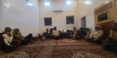 رئيس تنفيذية انتقالي شبام يزور الشيخ عرفان عبود حم