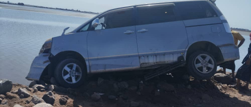 عاجل/حادث مروري على خط الجسر بعدن