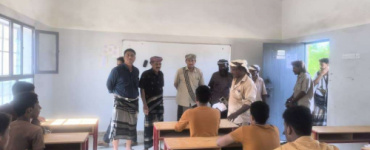 انتقالي أحور والسلطة المحلية يدشنان امتحانات الثانوية العامة في المديرية