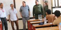 مدير أمن العاصمة عدن يؤكد استمرار الجهود الأمنية لتأمين امتحانات الثانوية العامة