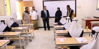 رئيس انتقالي أبين يتفقد سير امتحانات الثانوية العامة في زنجبار وخنفر