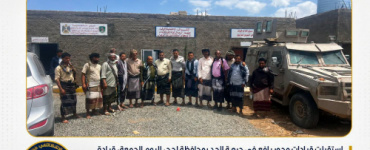 قيادة محور يافع تؤكد جاهزية المقاتلين خلال استقبال قيادة انتقالي أبين
