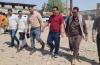 مدير عام المنصورة يدشن مشروع "إعادة تأهيل دوار بئر فضل" بشارع الخمسين