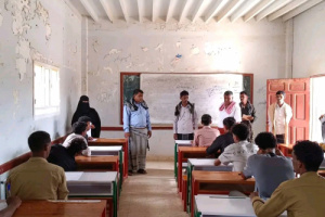 انتقالي سقطرى ينفذ نزولًا ميدانيًا إلى مركز الفاروق الامتحاني لمتابعة سير امتحانات الثانوية العامة