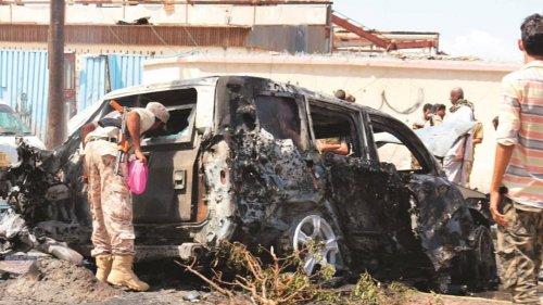 الجنيدي يطالب بتوضيح بشأن إدراج مدانين بتفجير موكب لملس في صفقة التبادل الجنيدي يطالب بتوضيح بشأن إدراج مدانين بتفجير موكب لملس في صفقة التبادل