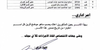 مدير أمن العاصمة عدن يصدر قرارات جديدة لمدراء أقسام الشرطة