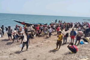 وصول 150 أجنبي بطريقة غير شرعية إلى شبوة بعد يومين من وصول 200 مهاجرا