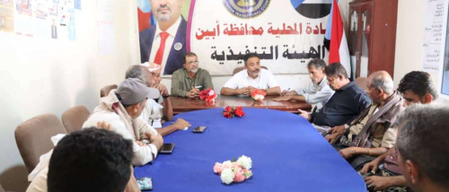 انتقالي أبين يناقش الترتيبات النهائية للمشاركة في مليونية التصعيد ضد الوصاية والاحتلال