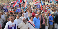 استجابة لدعوة المجلس .. أبناء وادي حضرموت يحتشدون في مليونية "التصعيد ضد الوصاية والاحتلال