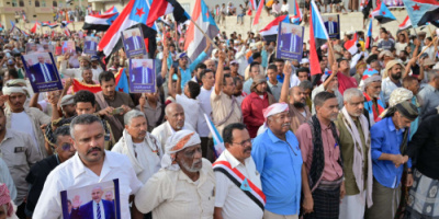استجابة لدعوة المجلس .. أبناء وادي حضرموت يحتشدون في مليونية "التصعيد ضد الوصاية والاحتلال