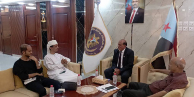 هرهرة يستقبل الناشط الإعلامي محمد سالم بافاضل ويطمئن على حالته الصحية