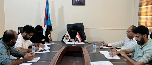 منسقية الانتقالي بجامعة حضرموت تناقش خطط التصعيد الشعبي