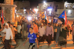 أبناء حورة ووادي العين ينظمون مسيرة جماهيرية رفضاً للوصاية والاحتلال