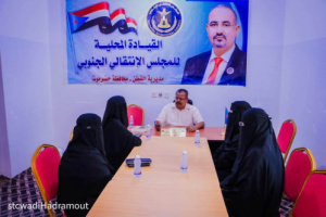 رئيس انتقالي القطن يناقش تمكين المرأة وخطط التصعيد الشعبي السلمي والمخيم الصيفي للفتيات
