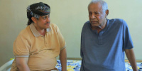 الأمين العام يزور المناضل اللواء أحمد سالم عبيد في منزله بمدينة الشعب