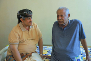 الأمين العام يزور المناضل اللواء أحمد سالم عبيد في منزله بمدينة الشعب