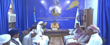 التميمي يلتقي قيادة تنفيذية انتقالي السوم ويشيد بجهودها التنظيمية 