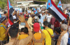 تظاهرة حاشدة في يافع سباح تجدد التمسك بمشروع الدولة الجنوبية 