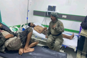 استشهاد وإصابة 7 جنود من دفاع شبوة بقصف حوثي على حريب