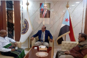 هرهرة يلتقي رئيس كتلة وادي حضرموت في الجمعية الوطنية