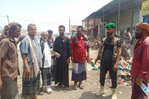 مدير عام الملاح يدشن حملة نظافة واسعة في عاصمة المديرية