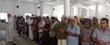 أبناء وادي حضرموت يؤدون صلاة الغائب على روح الشهيد عبدالرحيم الردفاني