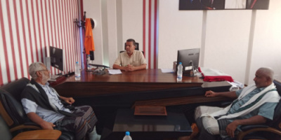 مدير عام الملاح يلتقي نائب مدير الشركة الوطنية للاسمنت