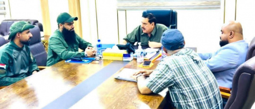 مدير أمن العاصمة عدن يشيد بجهود إدارتي  البحث الجنائي ومكافحة المخدرات