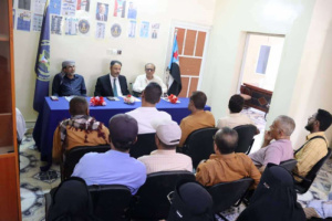 الحييد يناقش برنامج التصعيدي مع منسقية المجلس الانتقالي في جامعة أبين