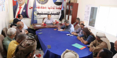الحييد يناقش مع قيادات انتقالي أبين التحضيرات للمشاركة في مليونية ذكرى تأسيس الجيش الجنوبي