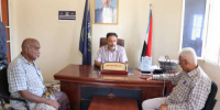 الحييد يلتقي قيادة اتحاد نقابات عمال الجنوب بأبين