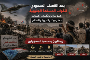 جنوبيون يوثقون أحداث حضرموت والمهرة والضالع ويطالبون بكشف الحقيقة ومحاسبة المسؤولين