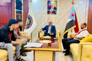 هرهرة يستقبل الطالب المتفوق من ذوي الهمم ماجد نجيب وشقيقه بالعاصمة عدن