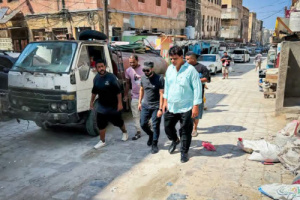 د.جرادي يّطلع على وضع الطرق وحلول إعادة تأهليها بمديرية صيرة 