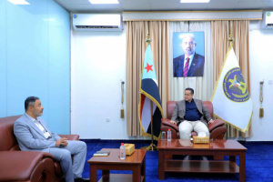 الحالمي يلتقي رئيس انتقالي أبين ويناقش مستجدات الأوضاع بالمحافظة