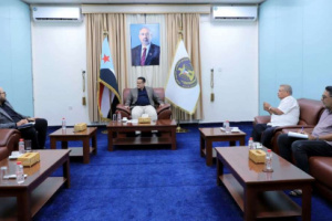 الأمين العام يلتقي قيادة انتقالي حضرموت ويؤكد أهمية توحيد الجهود لمواجهة التحديات الراهنة