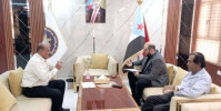 هرهرة يلتقي رئيس تنفيذية انتقالي حضرموت ويبحثان مستجدات المحافظة