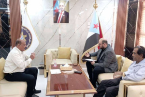 هرهرة يلتقي رئيس تنفيذية انتقالي حضرموت ويبحثان مستجدات المحافظة